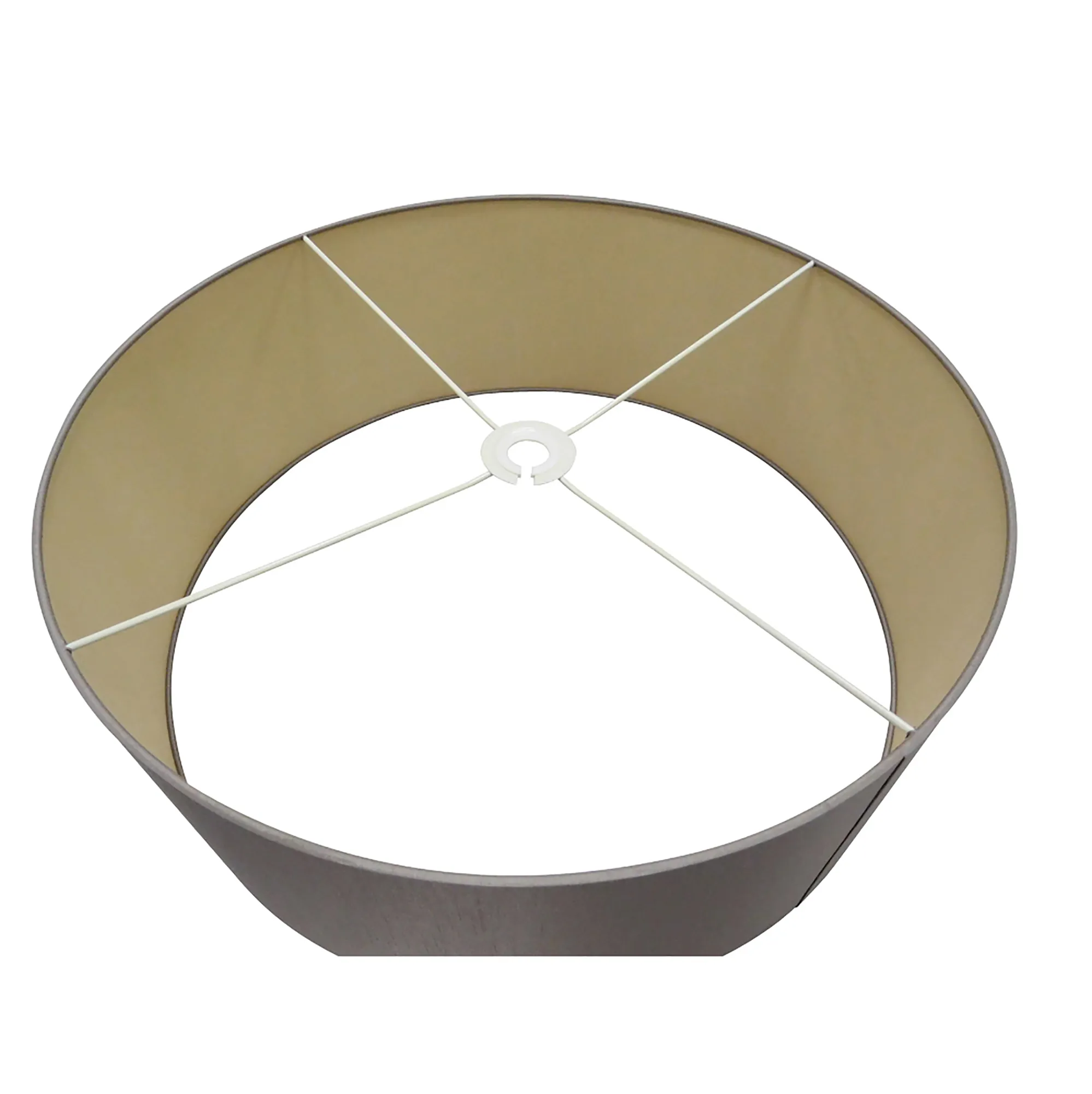 Baymont 60cm Flush 3 Light Taupe/Halo Gold, Frosted Diffuser DK0620  Deco Baymont WH TA